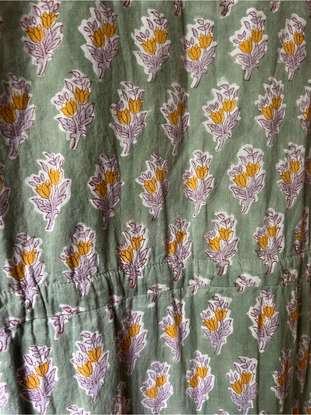 Emerson Fry Frances Dress in Harper Print Size Small Block Printed Maxi Boho - Picture 4 of 11